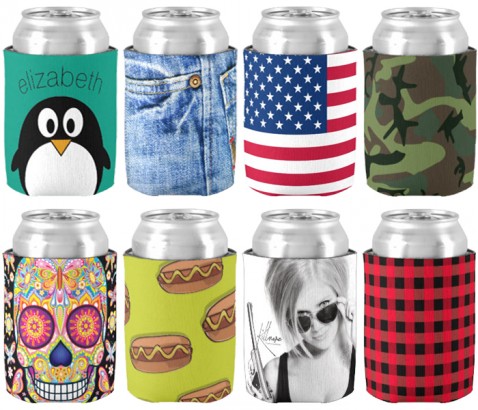 Personalized Stubby Neoprene Can Beer Bottle Cooler